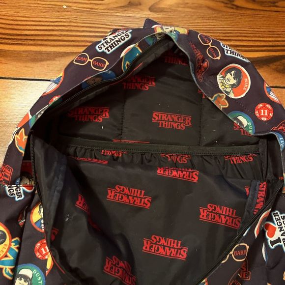 Stranger Things Upside Down Shadow Exclusive BackPack Friends Dont Lie Loungefly - Picture 4 of 13